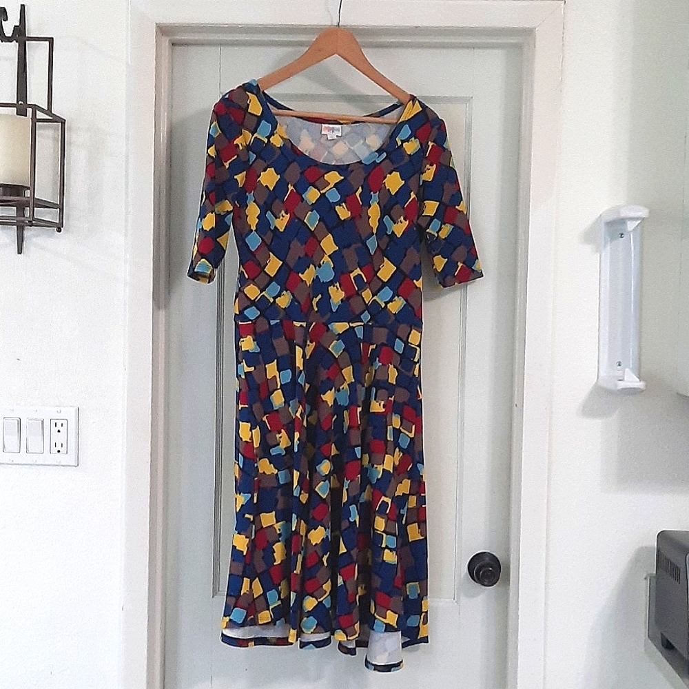 LuLaRoe Nicole dress size XL